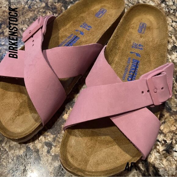 BIRKENSTOCK SIENNA CROSSOVER SANDALS IN ORCHID PURPLE NEW - Picture 5 of 5